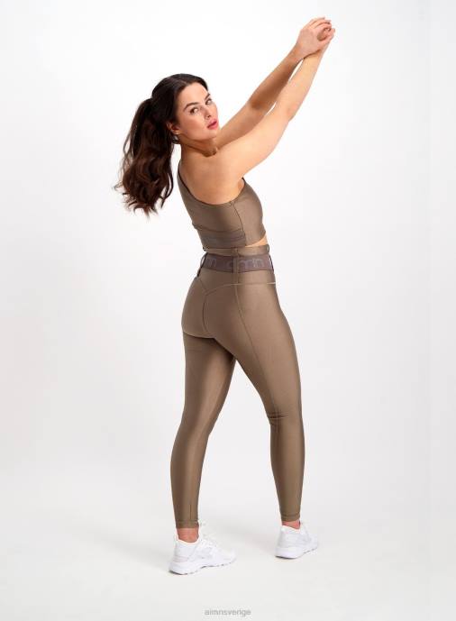 kvinnor AIM'N macchiato shimmer strumpbyxor med bälte Kläder NBT440