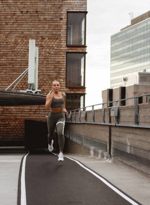 kvinnor AIM'N olivrandiga strumpbyxor Kläder NBT46