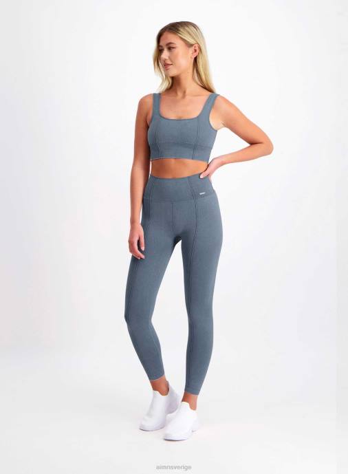 kvinnor AIM'N sömlösa strumpbyxor i tvättad denim Kläder NBT427