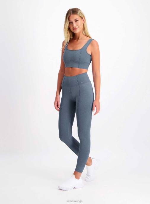 kvinnor AIM'N sömlösa strumpbyxor i tvättad denim Kläder NBT427