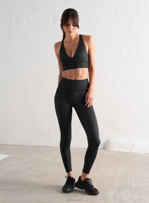 kvinnor AIM'N strumpbyxor med svart huggormtryck Kläder NBT426