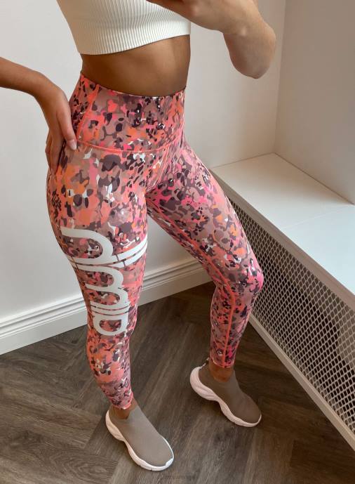 kvinnor AIM'N sunset blush stripe tights Kläder NBT4126