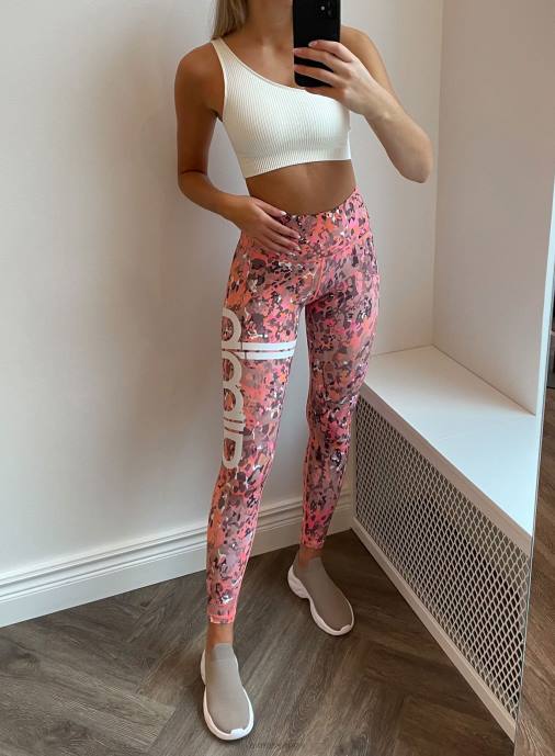 kvinnor AIM'N sunset blush stripe tights Kläder NBT4126