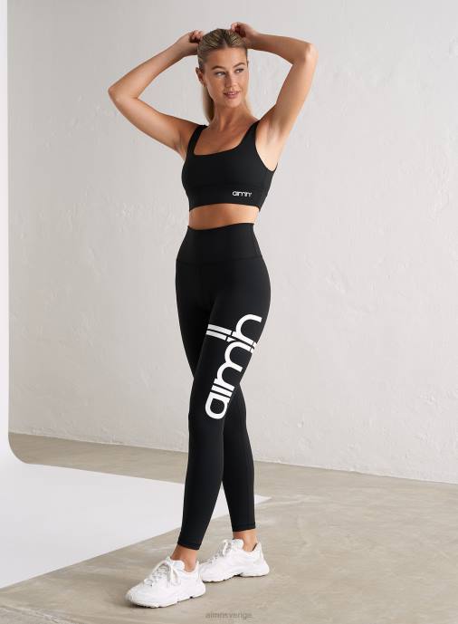 kvinnor AIM'N svart randiga strumpbyxor Kläder NBT410