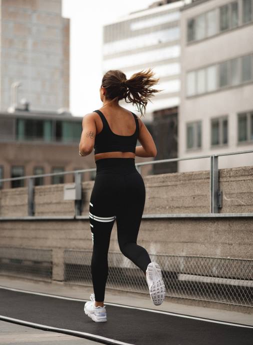 kvinnor AIM'N svart randiga strumpbyxor Kläder NBT410