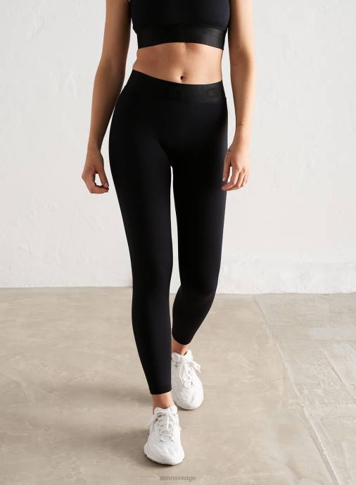 kvinnor AIM'N svarta bundna sömlösa strumpbyxor Kläder NBT478