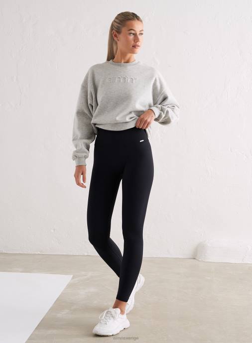 kvinnor AIM'N svarta gränslösa sömlösa tights Kläder NBT466