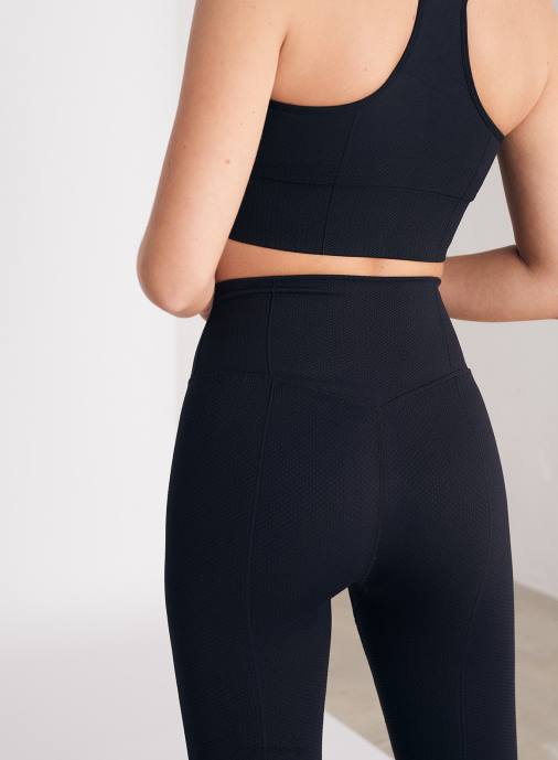 kvinnor AIM'N svarta lyxiga sömlösa tights Kläder NBT445