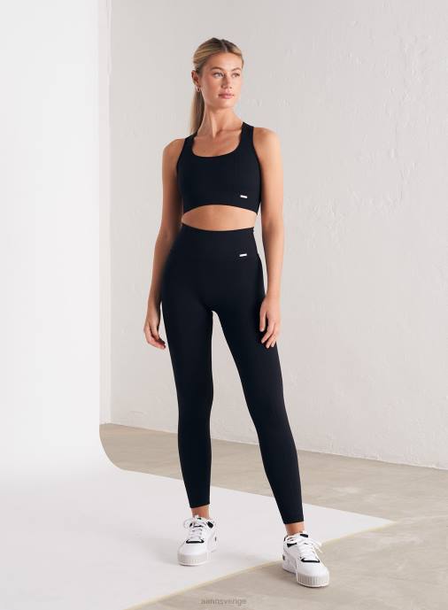 kvinnor AIM'N svarta lyxiga sömlösa tights Kläder NBT445