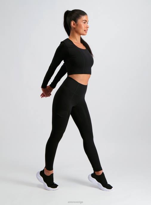 kvinnor AIM'N svarta strumpbyxor Kläder NBT4108