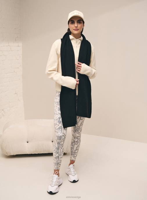 kvinnor AIM'N havre vit lugg fleece halv dragkedja Kläder NBT4686