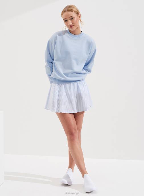 kvinnor AIM'N ljusblå tvättad tröja Kläder NBT4687