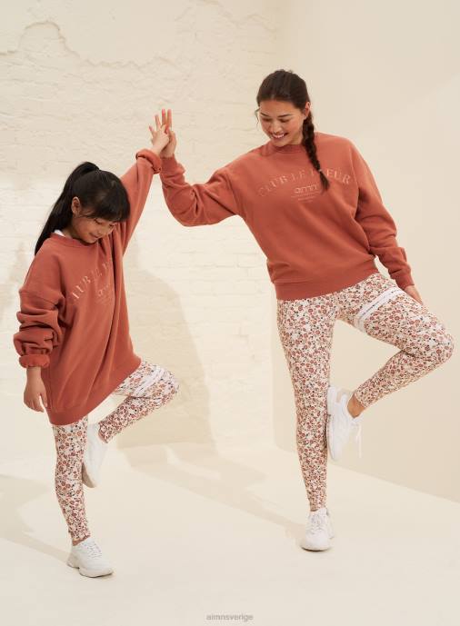 kvinnor AIM'N röd clf sweatshirt Kläder NBT4691