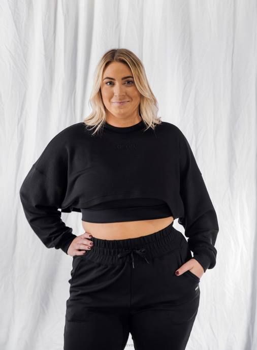 kvinnor AIM'N svart bekväm tröja Kläder NBT4642