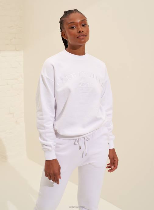 kvinnor AIM'N vit clf sweatshirt Kläder NBT4692