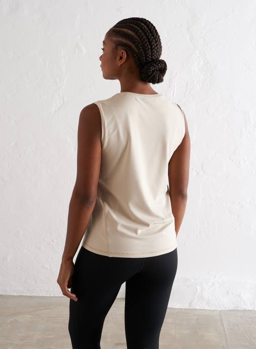 kvinnor AIM'N cafe au lait mjuk basic ärmlös topp Kläder NBT4358