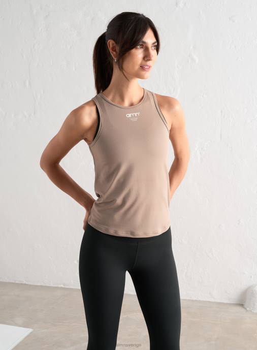 kvinnor AIM'N espresso mjuk basisk linne Kläder NBT4360