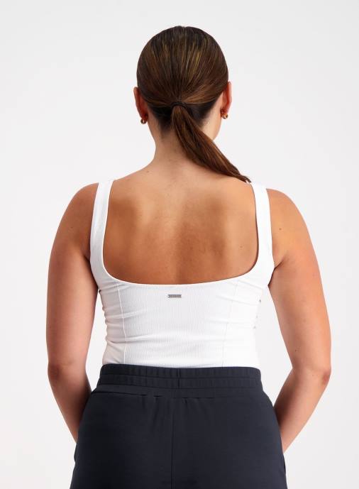 kvinnor AIM'N vit lyxig sömlös singlet Kläder NBT4379