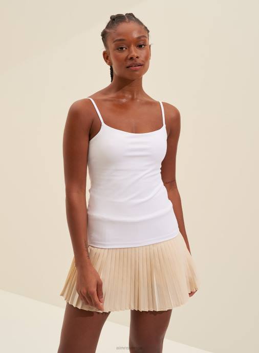 kvinnor AIM'N vit mjuk rem singlet Kläder NBT4370