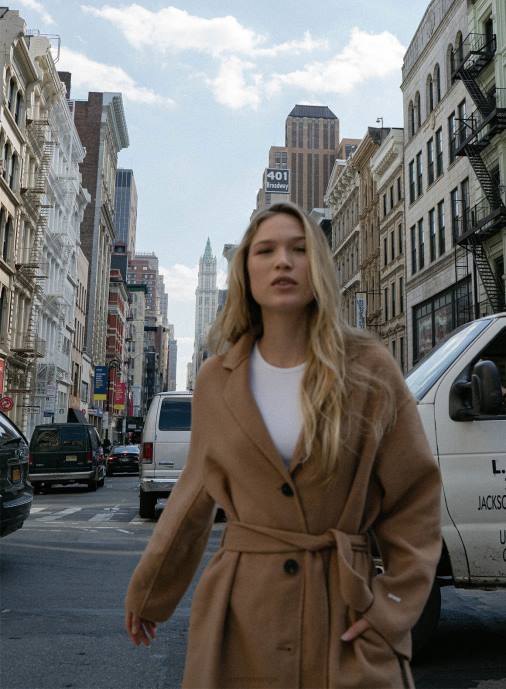 kvinnor AIM'N kamel klassisk kappa Kläder NBT4735