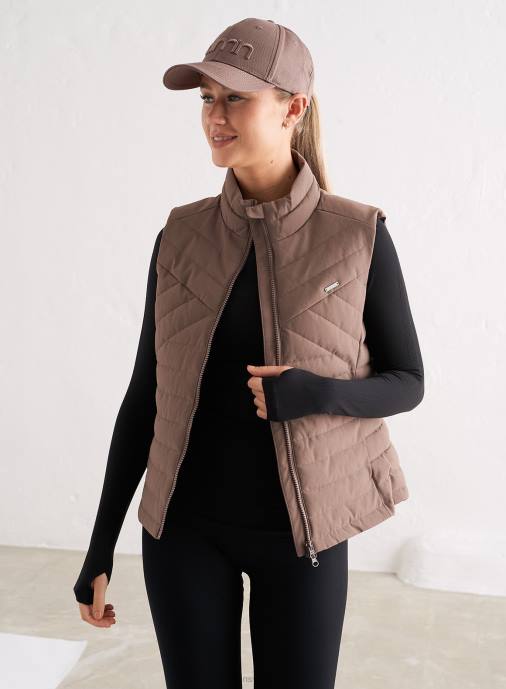 kvinnor AIM'N macchiato vadderad väst Kläder NBT4748