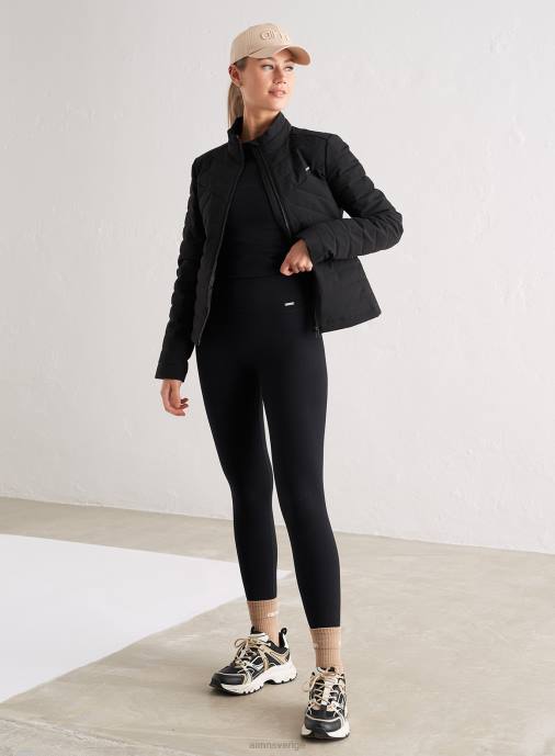 kvinnor AIM'N svart vadderad jacka Kläder NBT4743