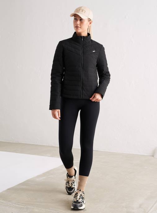 kvinnor AIM'N svart vadderad jacka Kläder NBT4743