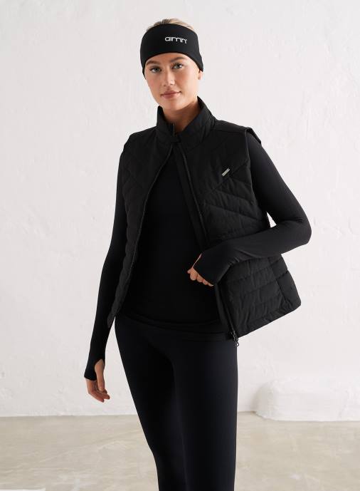 kvinnor AIM'N svart vadderad väst Kläder NBT4732