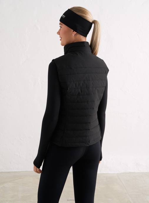 kvinnor AIM'N svart vadderad väst Kläder NBT4732
