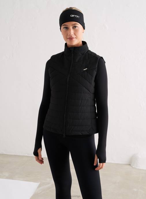 kvinnor AIM'N svart vadderad väst Kläder NBT4732