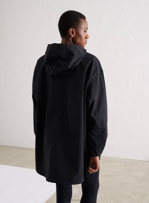 kvinnor AIM'N svart vattentät oversized anorak Kläder NBT4715