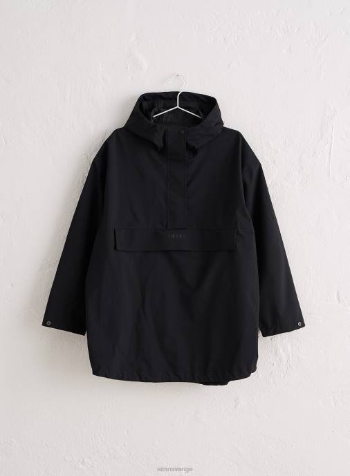kvinnor AIM'N svart vattentät oversized anorak Kläder NBT4715