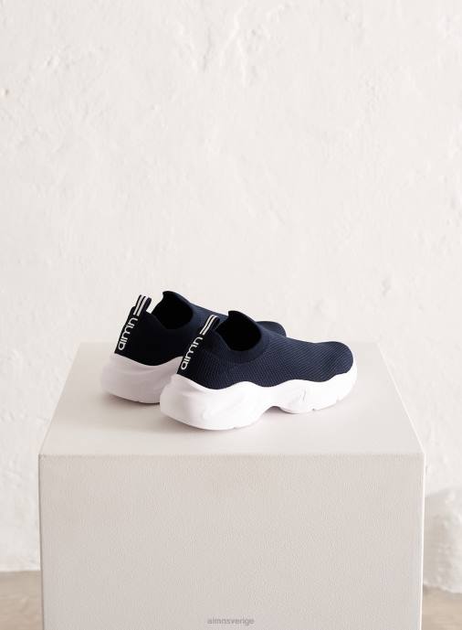 kvinnor AIM'N marinmålade höga sneakers skor NBT4759
