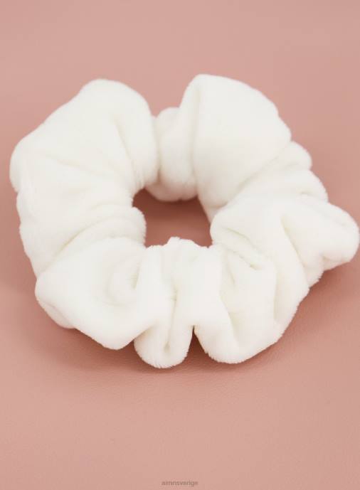 kvinnor AIM'N benvit velour scrunchie Tillbehör NBT4858