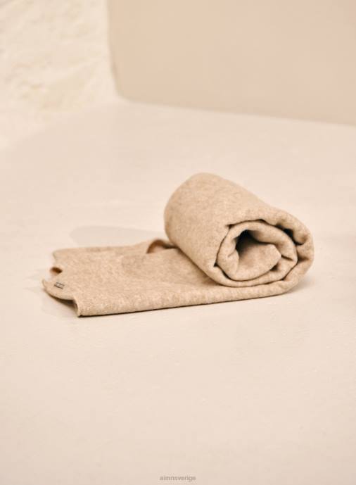 kvinnor AIM'N beige mjuk stickad halsduk Tillbehör NBT4840