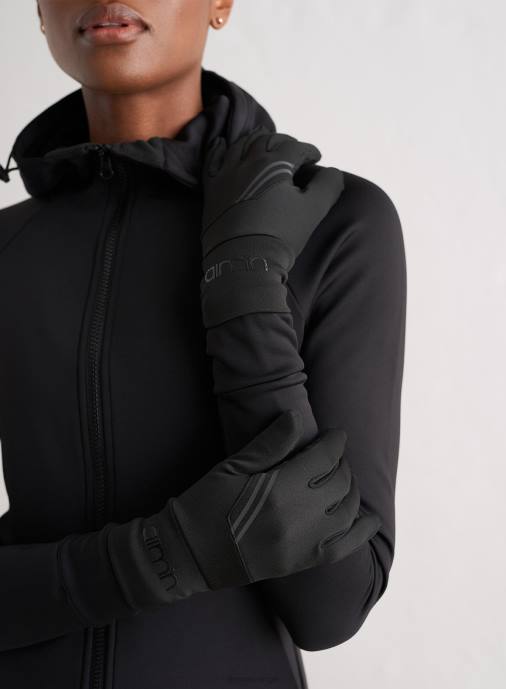 kvinnor AIM'N svarta pace vinterlöparhandskar Tillbehör NBT4787