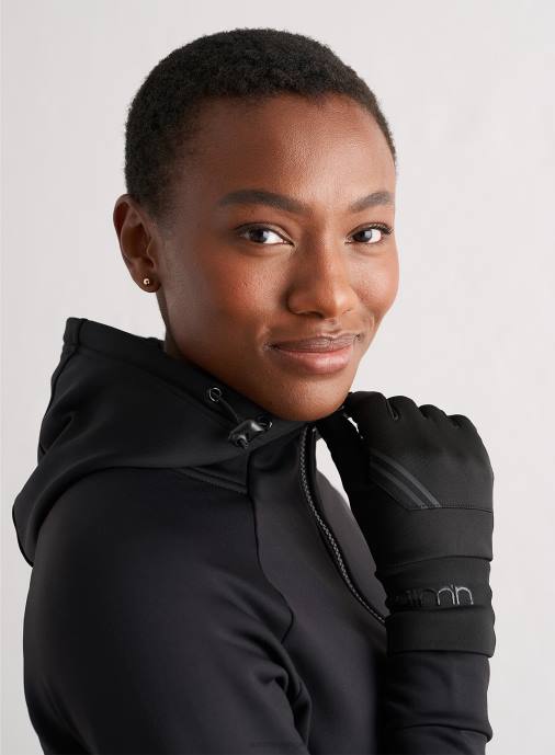 kvinnor AIM'N svarta pace vinterlöparhandskar Tillbehör NBT4787