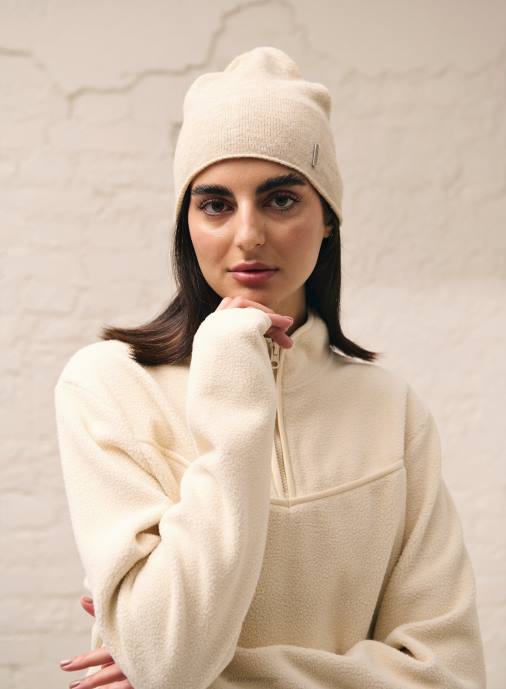 kvinnor AIM'N beige mjuk stickad mössa Tillbehör NBT4772