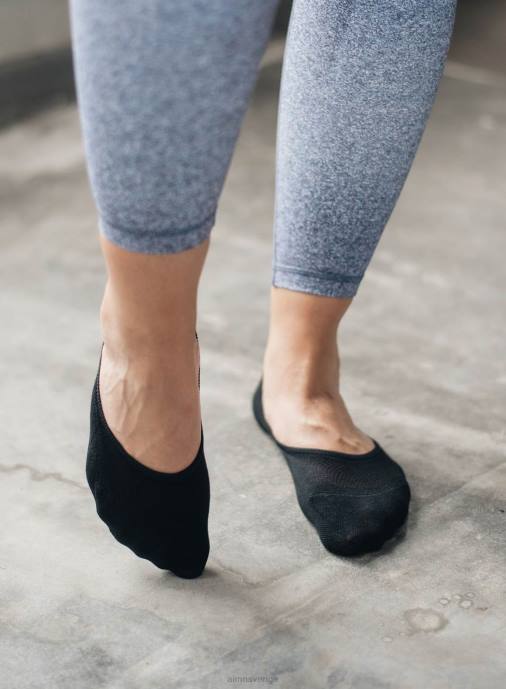 kvinnor AIM'N 3-pack svarta osynliga träningsstrumpor Tillbehör NBT4793